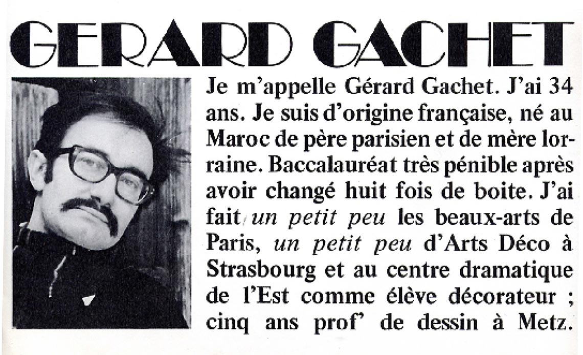 gerard gachet 1970
